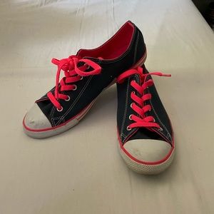 Hot Pink and Blue Converse Size 7.5